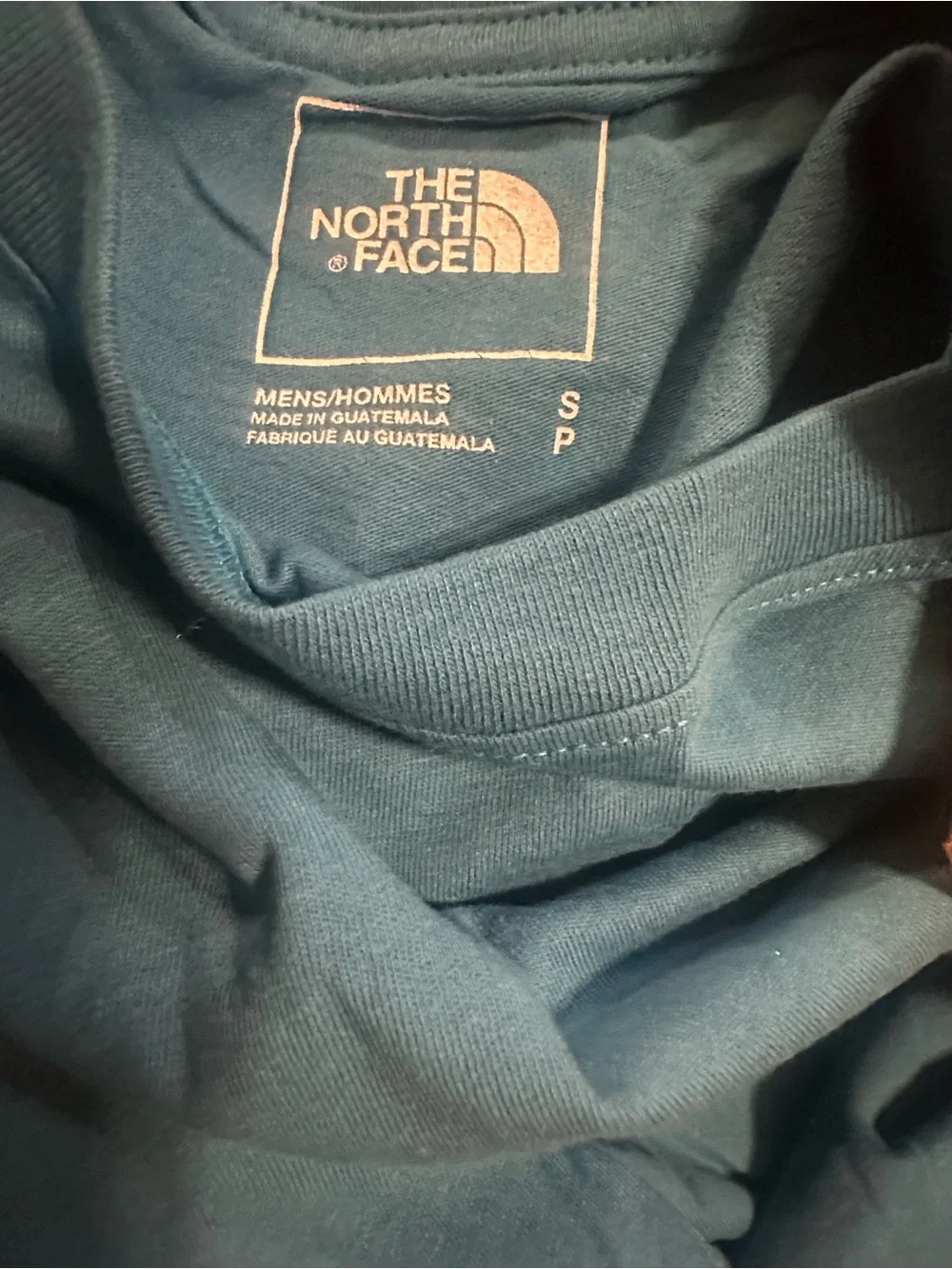 The North Face Men's Teal Logo Short Sleeve Tee